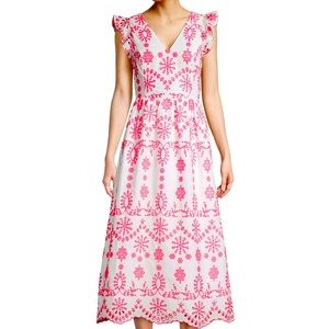 NWT Lilly Pulitzer Lillyanne dress neon coral